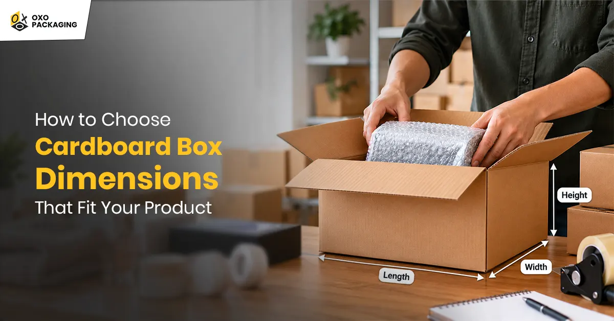 how to choose cardboard box dimensions