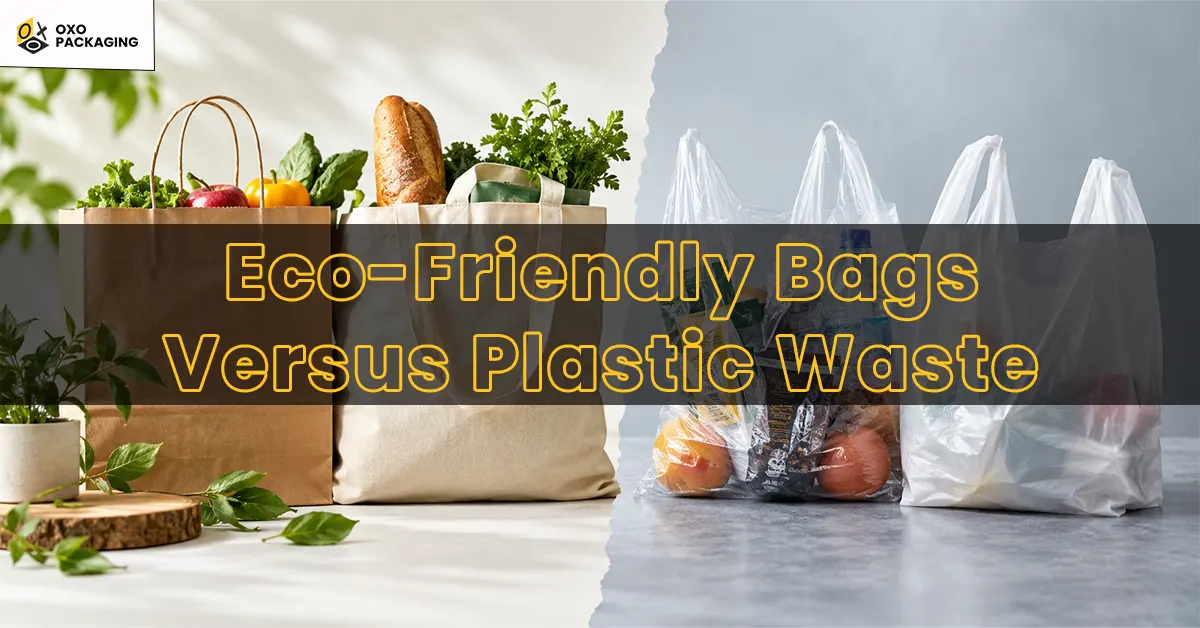 eco friendly bags versus plastic waste