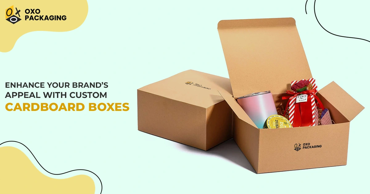 Custom cardboard boxes with brand logo