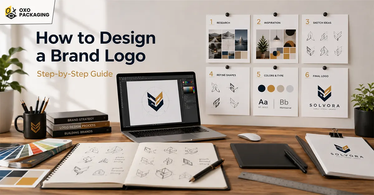 how to design a brand logo