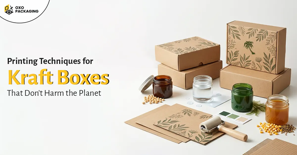 printing techniques for kraft boxes that don't harm the planet