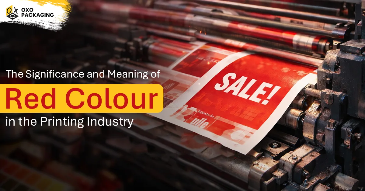 the significance and meaning of red colour in the printing industry