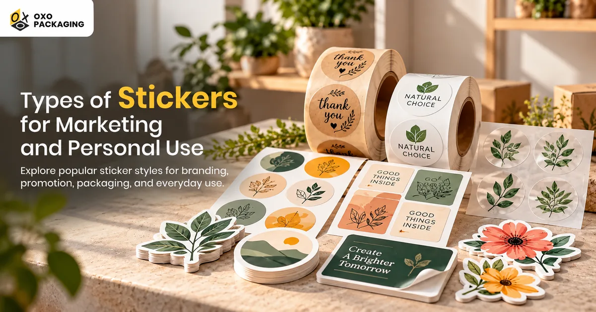 types of stickers for marketing and personal use