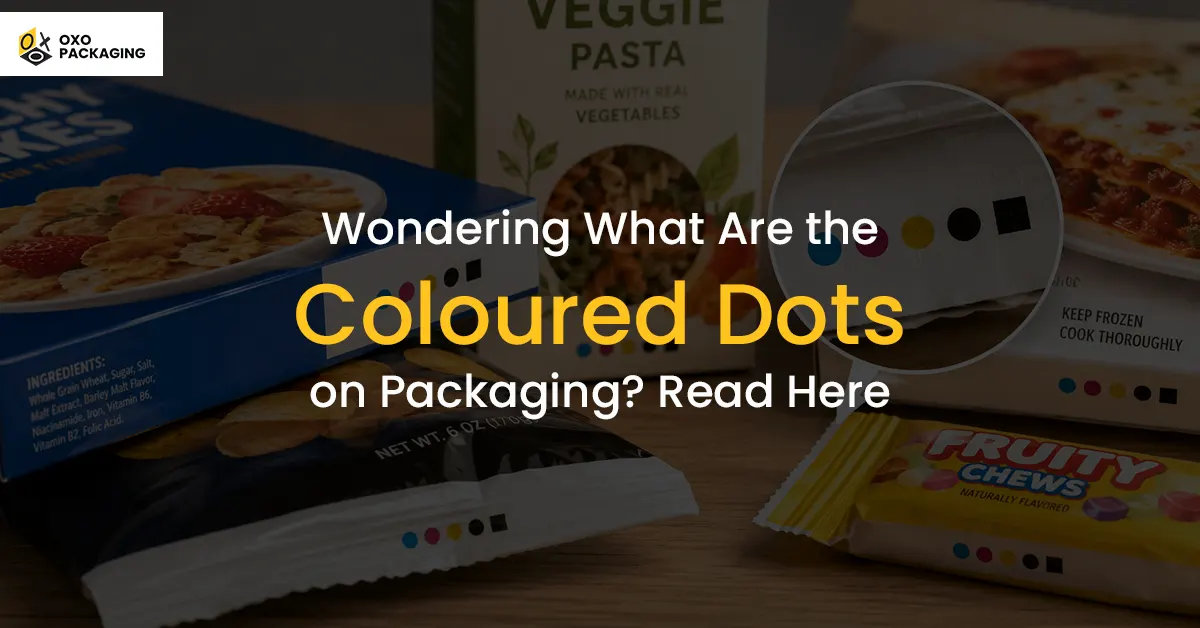 wondering what are the coloured dots on packaging read here