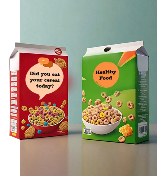 Custom Gable Cereal Box