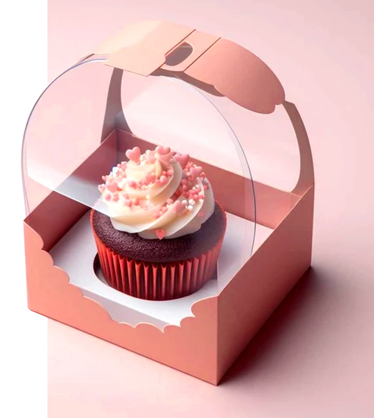 Custom Single Cupcake Boxes