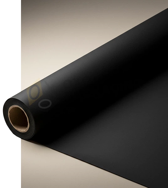Black Matt Wrapping paper