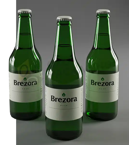 buy green glass bottles