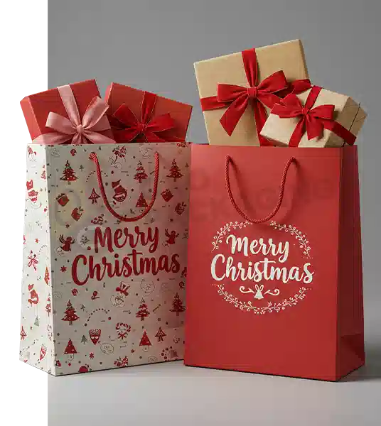 christmas present gift bags bulk
