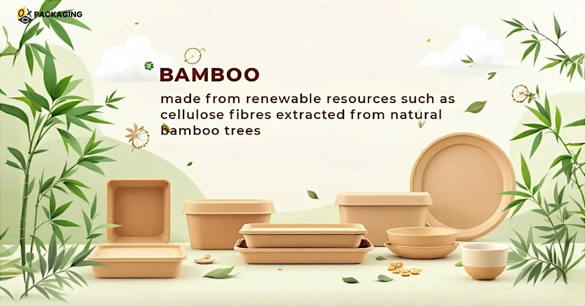 Bamboo plates packaging