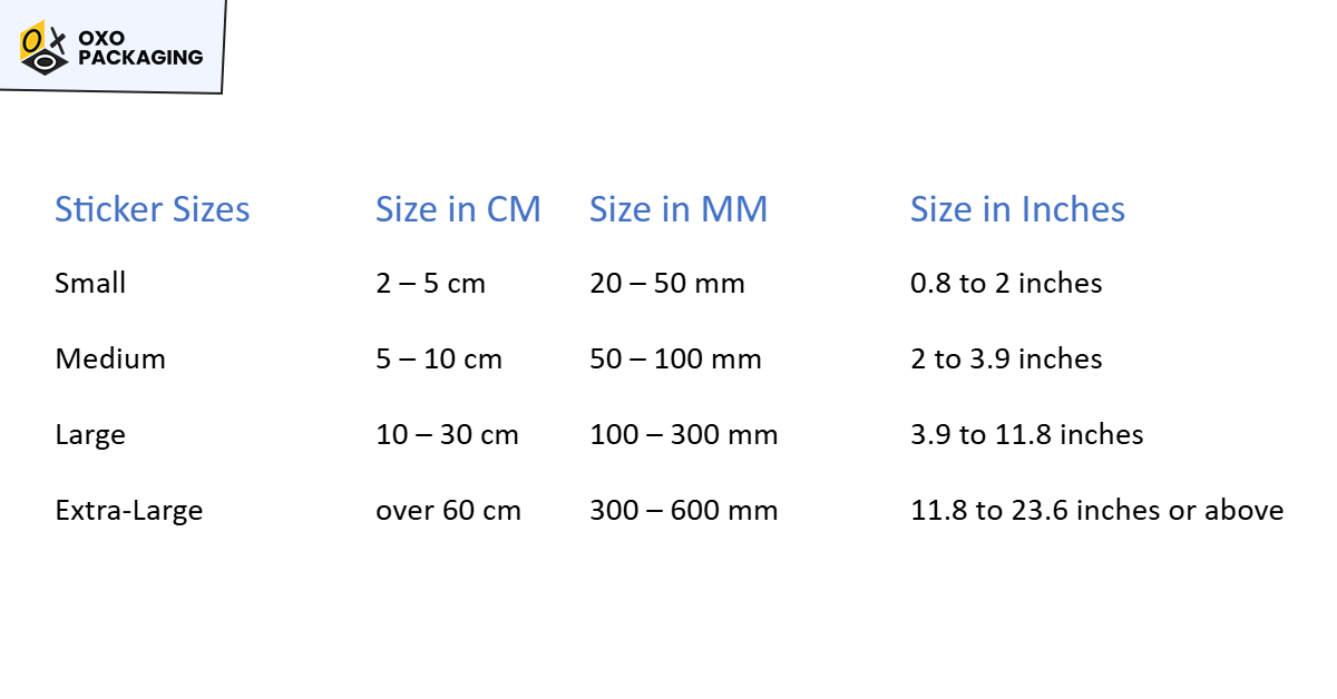 choosing the right sticker sizes