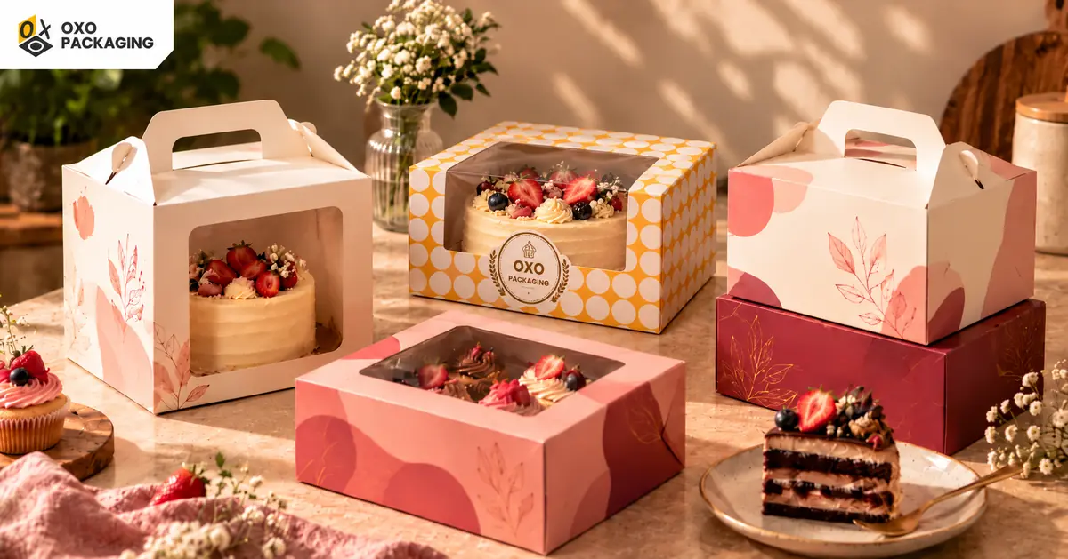 custom cake boxes complete branding printing guide
