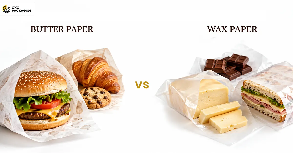 difference between butter paper vs wax paper