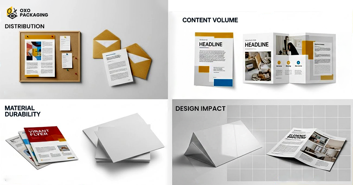 factors to consider in flyer and brochure design