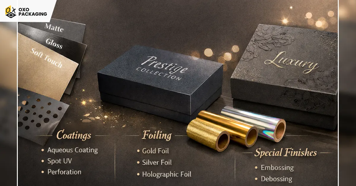 finishing lamination coatings and foiling