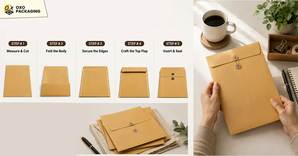 how to make manila envelope step by step guide