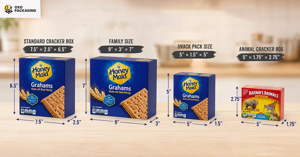 standard box size of graham crackers