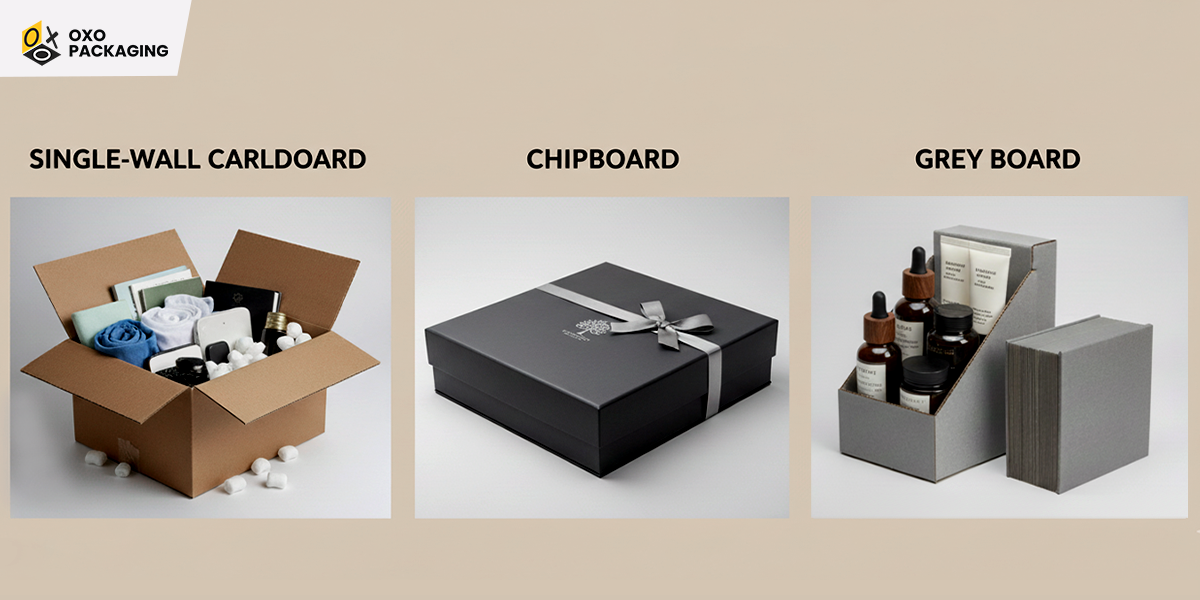 types of cardboard