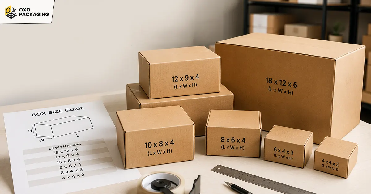 what are standard box sizes