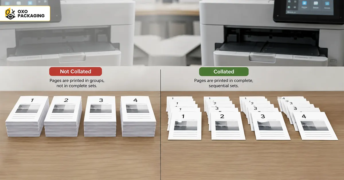 what does collate mean when printing