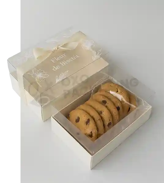 cookie box with clear lid bulk