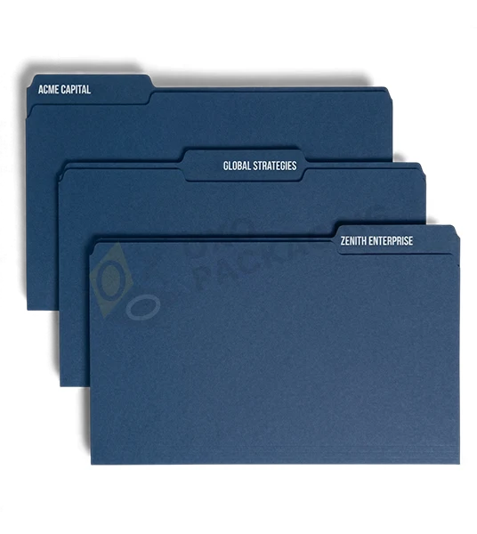 corner cut folders bulk