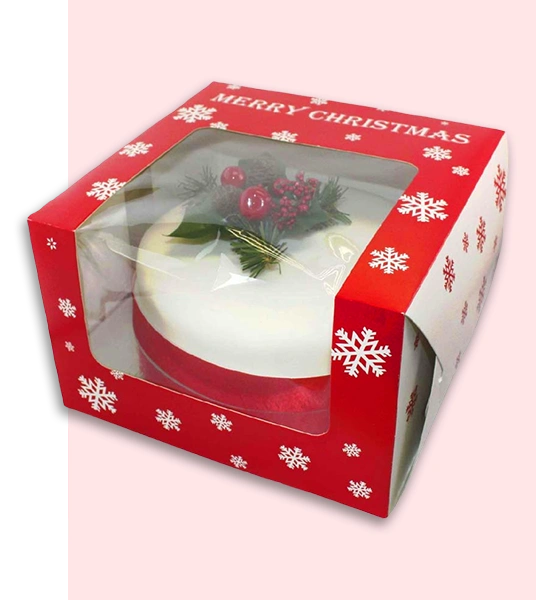 custom Christmas Cake Boxes