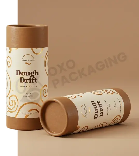 custom cookies tube packaging