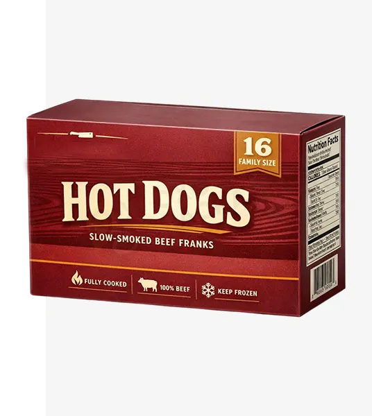 custom frozen hot dog boxes bulk