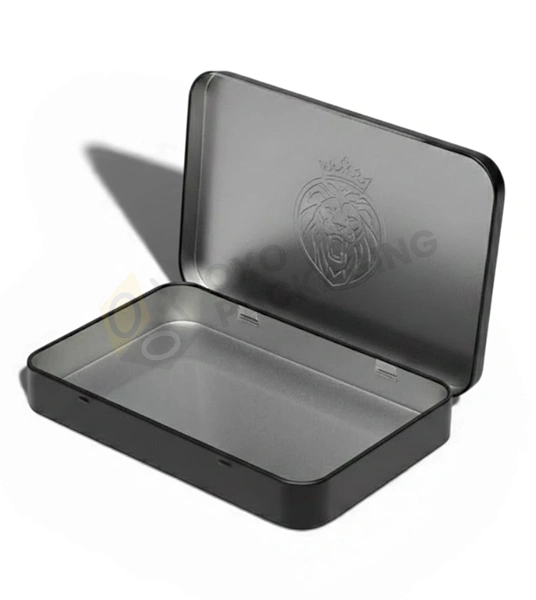 custom hinged tin boxes bulk