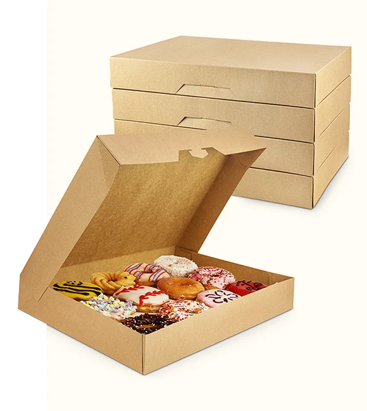 custom kraft bakery packaging boxes