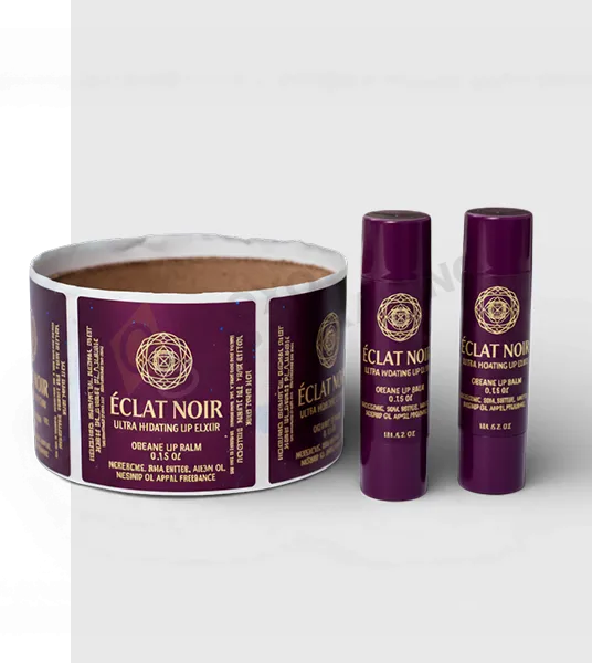 custom lip balm labels bulk