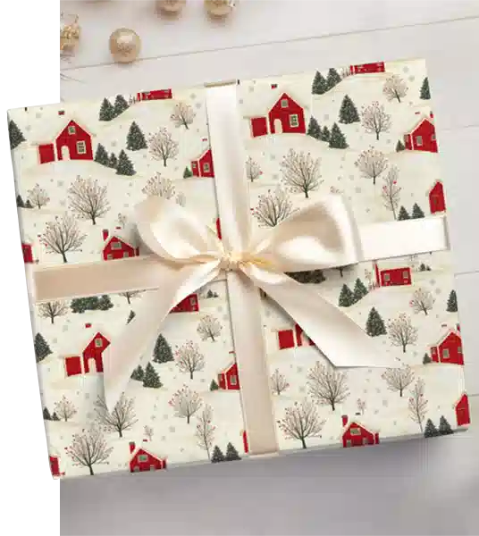 custom personalised gift wrapping paper