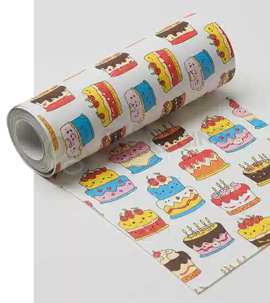 custom printed birthday wrapping paper
