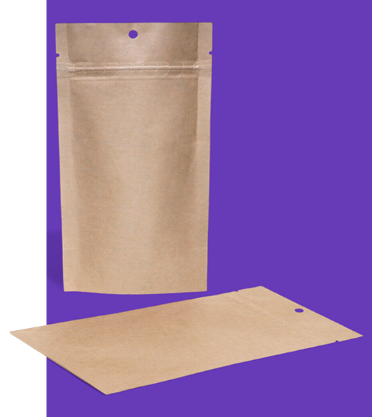 Brown Mylar Bags