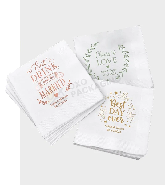custom printed serviettes bulk