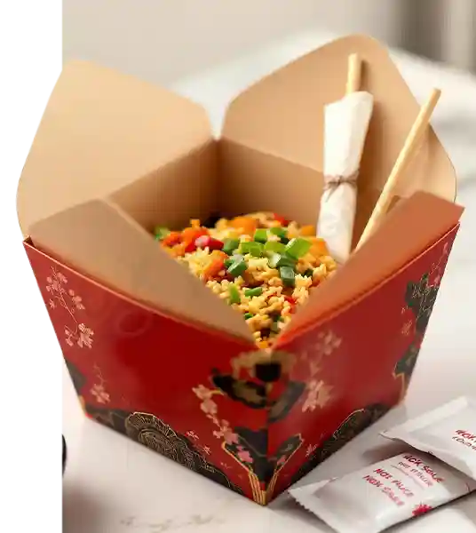 Custom Printed Takeout Container