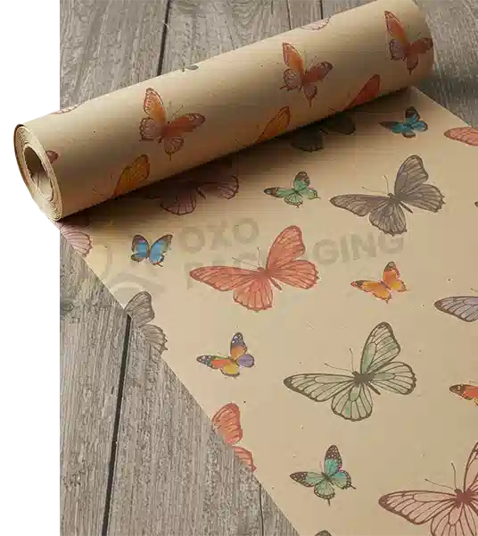 custom recycled wrapping paper