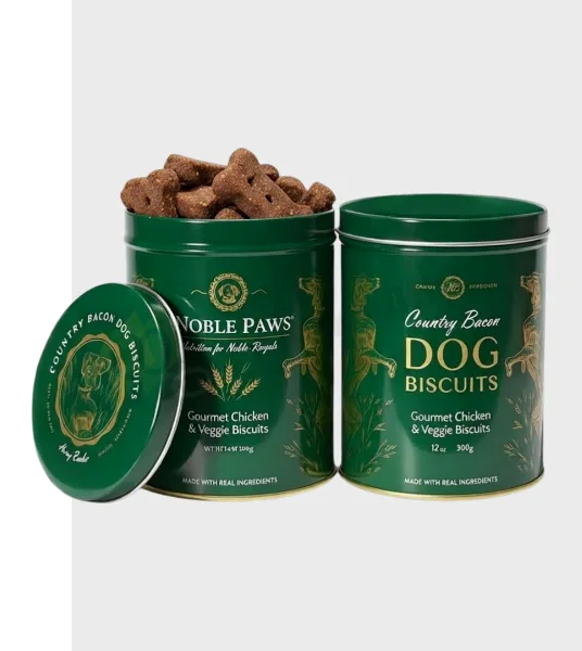 dog treat tin logo