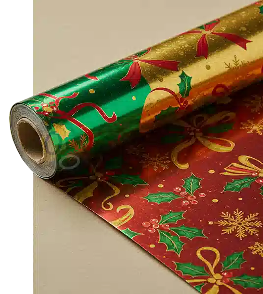 foil christmas wrapping paper australia