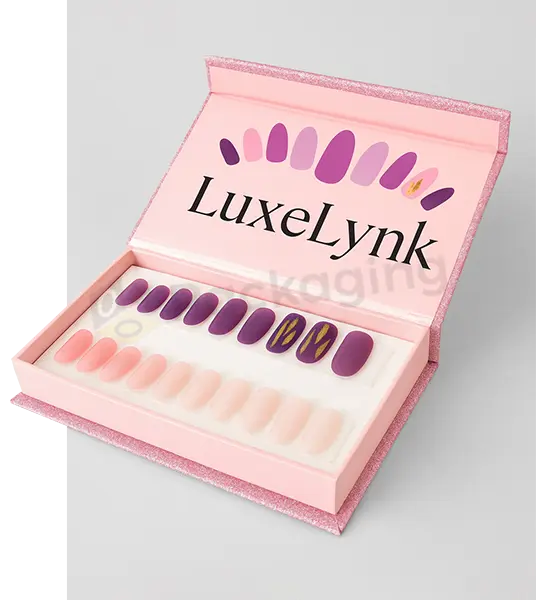 press on nail packaging boxes bulk