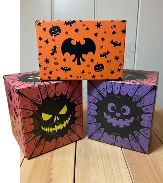 printed halloween packaging boxes