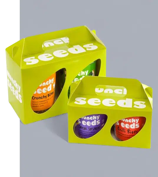 seed embedded candle box