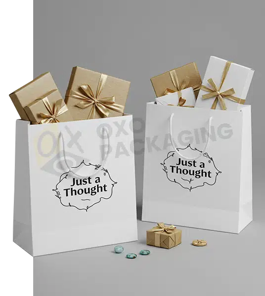 white gift bags wholesale