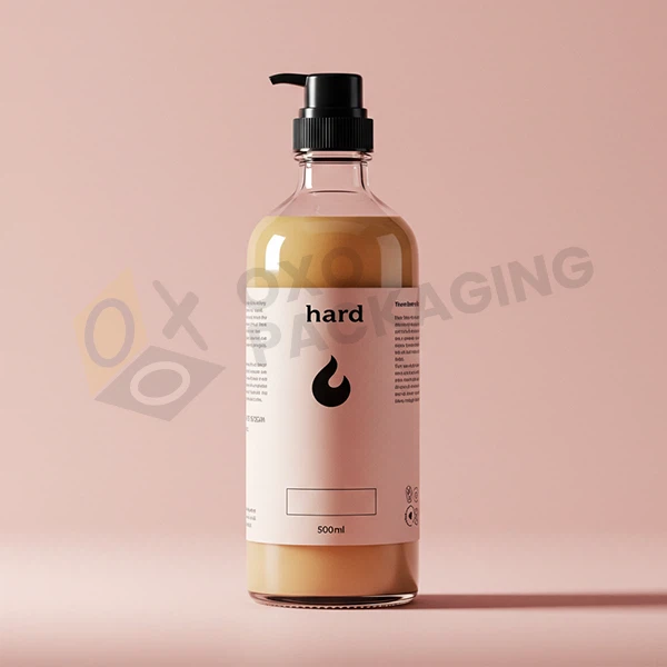 500ml glass bottle with lid