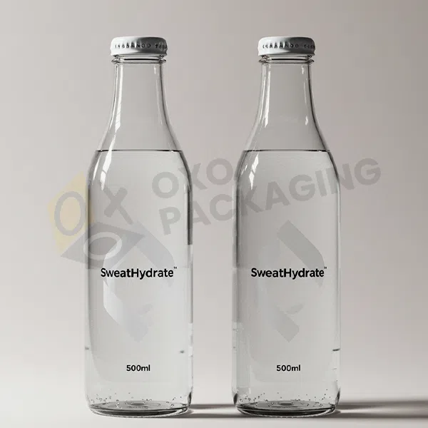 500ml glass bottles with lids