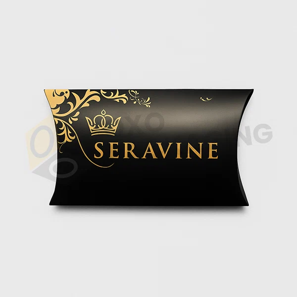 Black Pillow Boxes Wholesale