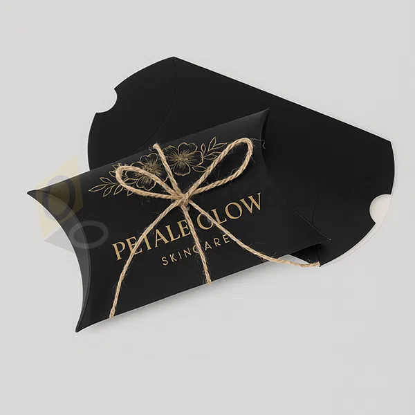 Custom Black Pillow Boxes