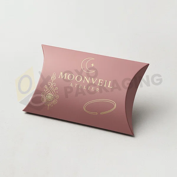 Custom Printed Logo Pillow Boxes Wholesale