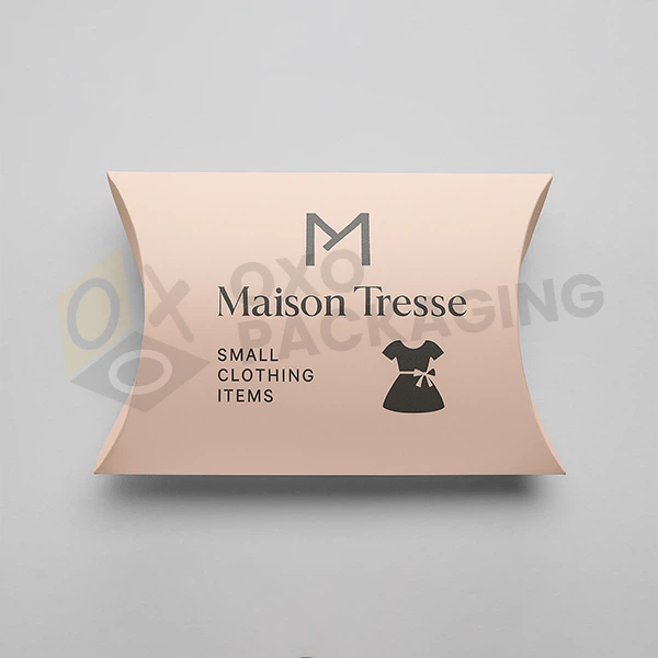 Custom Printed Logo Pillow Packaging Boxes